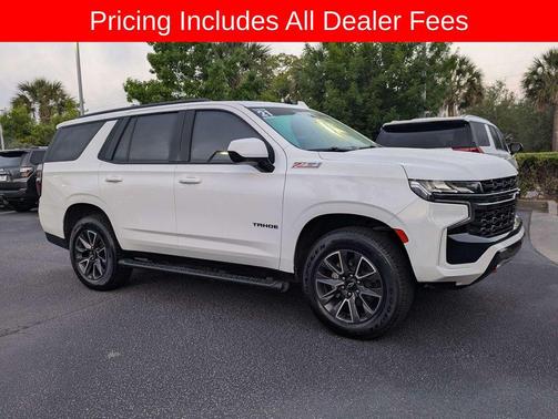 Summit White 2021 Chevrolet Tahoe 4WD Z71