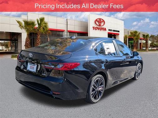 Midnight Black Metallic 2026 Toyota Camry XLE