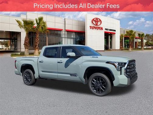 Lunar Rock 2025 Toyota Tundra Hybrid Platinum