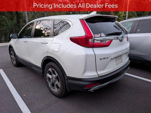 Diamond White Pearl 2018 Honda CR-V EX-L