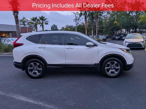 Diamond White Pearl 2018 Honda CR-V EX-L