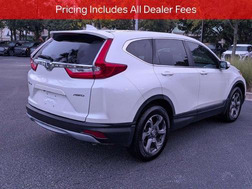 Diamond White Pearl 2018 Honda CR-V EX-L