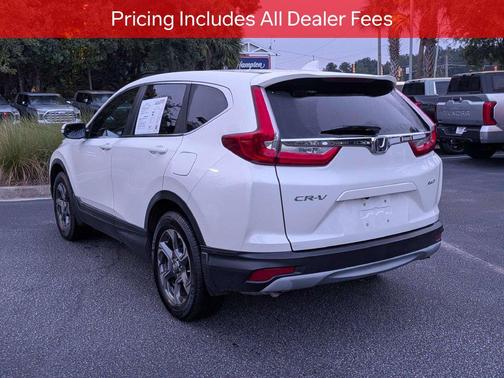 Diamond White Pearl 2018 Honda CR-V EX-L