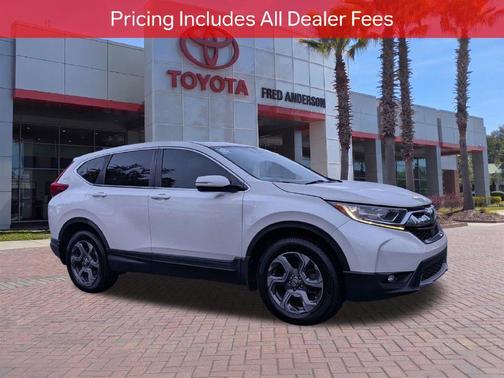 Diamond White Pearl 2018 Honda CR-V EX-L