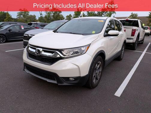 Diamond White Pearl 2018 Honda CR-V EX-L