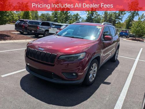 Velvet Red Pearlcoat 2019 Jeep Cherokee Latitude