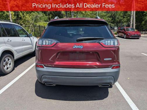 Velvet Red Pearlcoat 2019 Jeep Cherokee Latitude