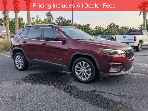 Velvet Red Pearlcoat 2019 Jeep Cherokee Latitude