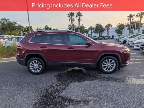 Velvet Red Pearlcoat 2019 Jeep Cherokee Latitude