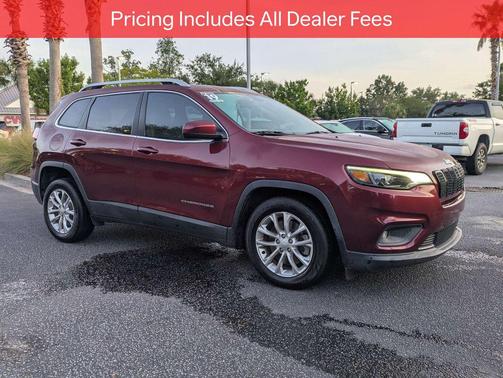 Velvet Red Pearlcoat 2019 Jeep Cherokee Latitude