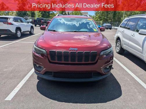 Velvet Red Pearlcoat 2019 Jeep Cherokee Latitude