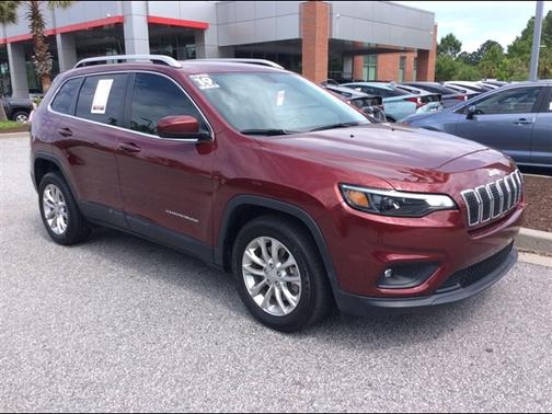 Velvet Red Pearlcoat 2019 Jeep Cherokee Latitude