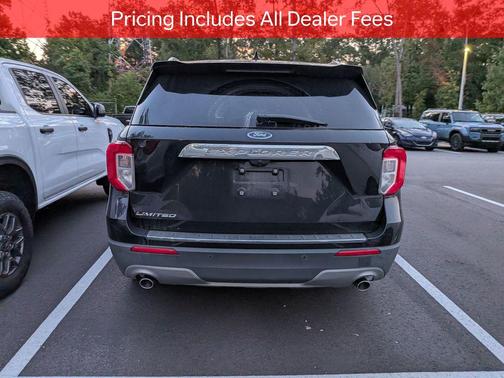 Agate Black Metallic 2022 Ford Explorer Limited