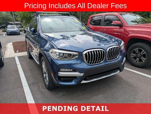 Phytonic Blue Metallic 2018 BMW X3 xDrive30i
