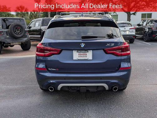 Phytonic Blue Metallic 2018 BMW X3 xDrive30i