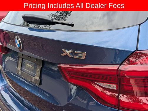 Phytonic Blue Metallic 2018 BMW X3 xDrive30i