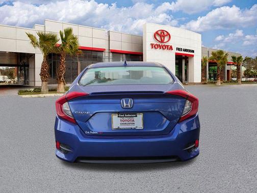 Aegean Blue Metallic 2017 Honda Civic EX-T