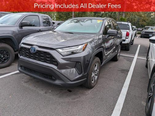 Magnetic Gray Metallic 2024 Toyota RAV4 Hybrid LE