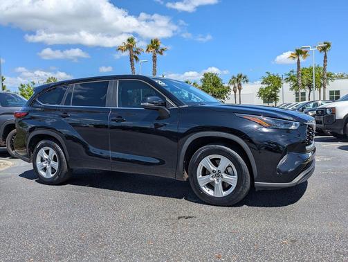 Midnight Black Metallic 2023 Toyota Highlander L