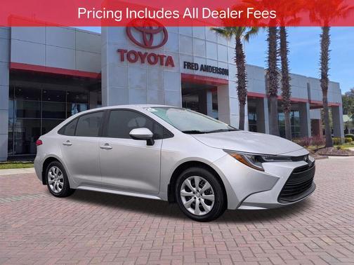 Classic Silver Metallic 2025 Toyota Corolla LE