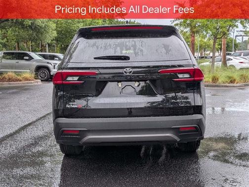 Midnight Black Metallic 2026 Toyota Grand Highlander Platinum