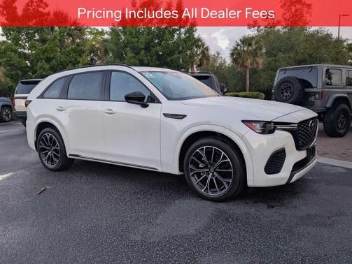 Rhodium White Premium 2025 Mazda CX-70 3.3 Turbo S Premium