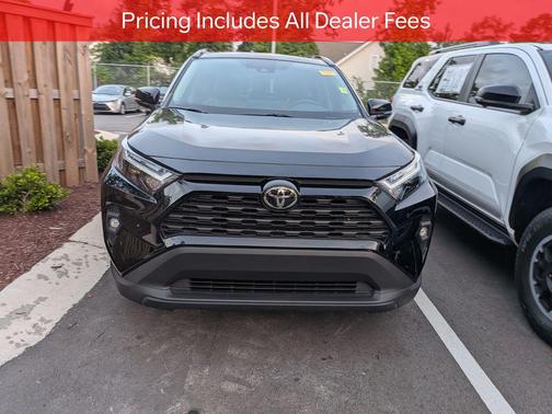Midnight Black Metallic 2025 Toyota RAV4 Hybrid XLE Premium