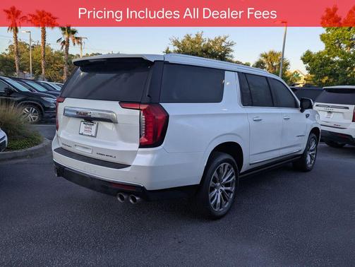 White Frost Tricoat 2021 GMC Yukon XL Denali