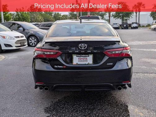 Midnight Black Metallic 2021 Toyota Camry XSE