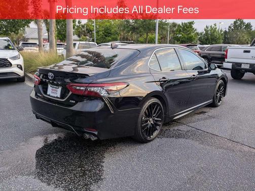 Midnight Black Metallic 2021 Toyota Camry XSE