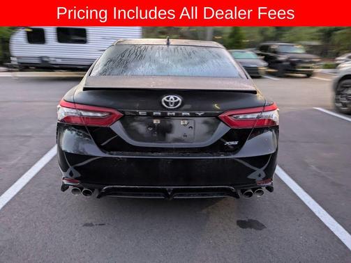 Midnight Black Metallic 2021 Toyota Camry XSE