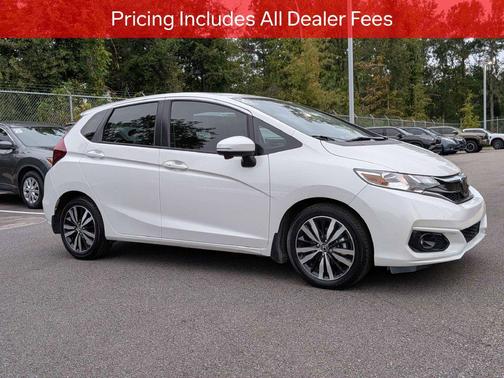Platinum White 2020 Honda Fit EX-L