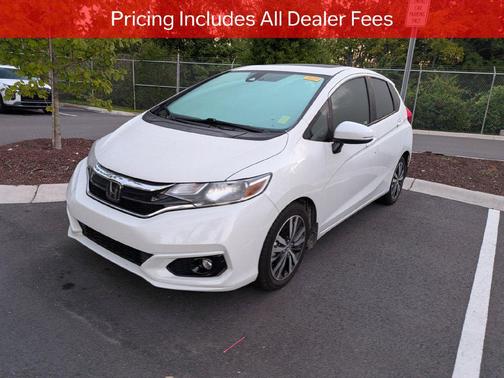 Platinum White 2020 Honda Fit EX-L