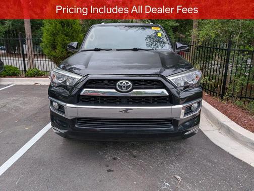 Midnight Black Metallic 2019 Toyota 4Runner Limited