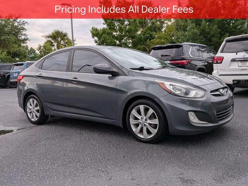 Cyclone Gray 2013 Hyundai Accent GLS