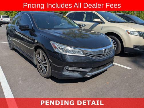 Crystal Black Pearl 2017 Honda Accord Touring V6