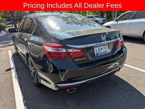 Crystal Black Pearl 2017 Honda Accord Touring V6
