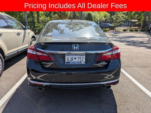 Crystal Black Pearl 2017 Honda Accord Touring V6