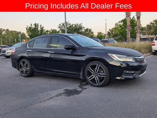 Crystal Black Pearl 2017 Honda Accord Touring V6