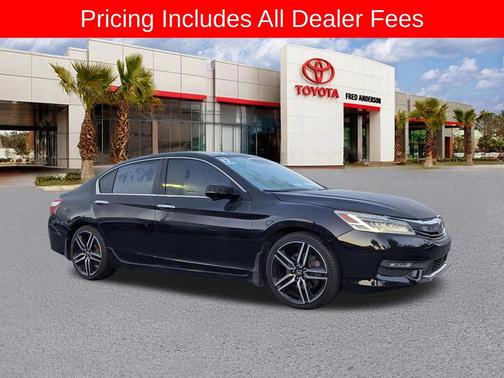 Crystal Black Pearl 2017 Honda Accord Touring V6