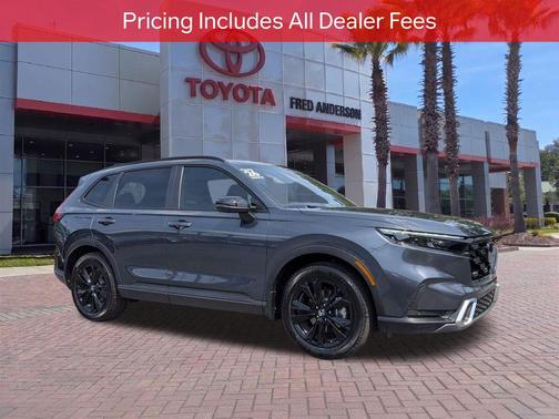 Meteorite Gray Metallic 2026 Honda CR-V Hybrid Sport Touring AWD