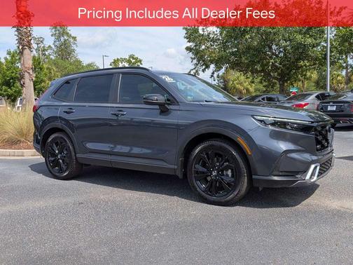 Meteorite Gray Metallic 2026 Honda CR-V Hybrid Sport Touring AWD