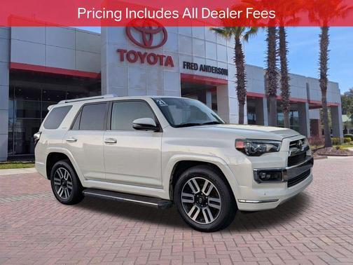 Blizzard Pearl 2021 Toyota 4Runner Limited