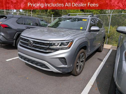 Silver Metallic 2023 Volkswagen Atlas 3.6L SEL