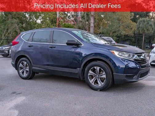 Obsidian Blue 2017 Honda CR-V LX