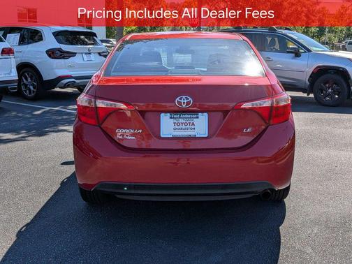 Barcelona Red Metallic 2018 Toyota Corolla LE