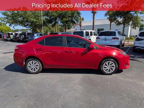 Barcelona Red Metallic 2018 Toyota Corolla LE