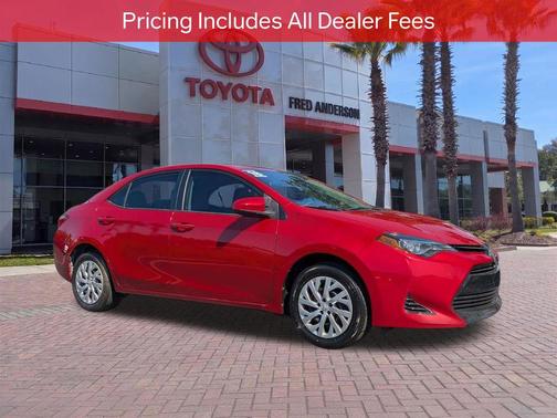 Barcelona Red Metallic 2018 Toyota Corolla LE