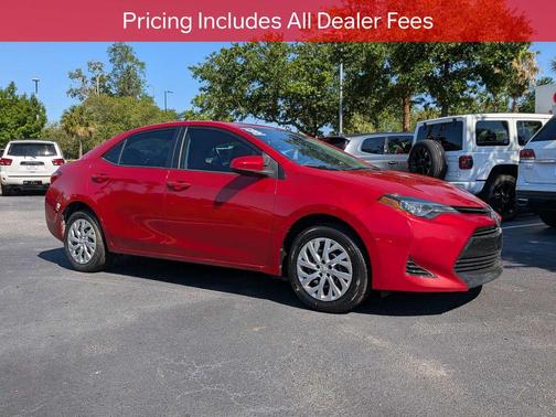 Barcelona Red Metallic 2018 Toyota Corolla LE