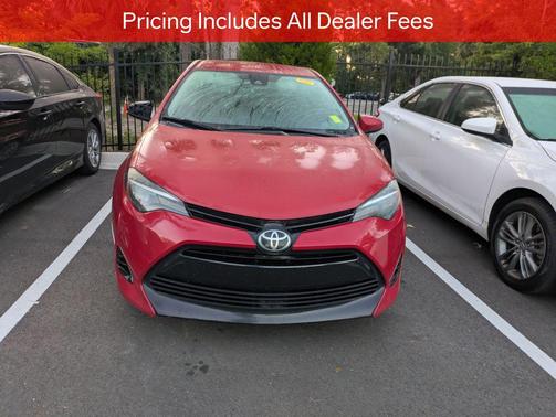 Barcelona Red Metallic 2018 Toyota Corolla LE
